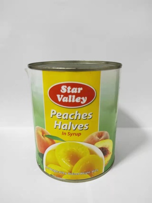 Canned Peach Halves In Syrup 820G
